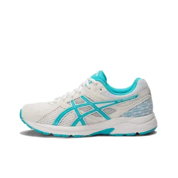 Asics Gel-Contend 3 Breathable And Wear-resistant Low-Top Running Shoes Women's White Blue