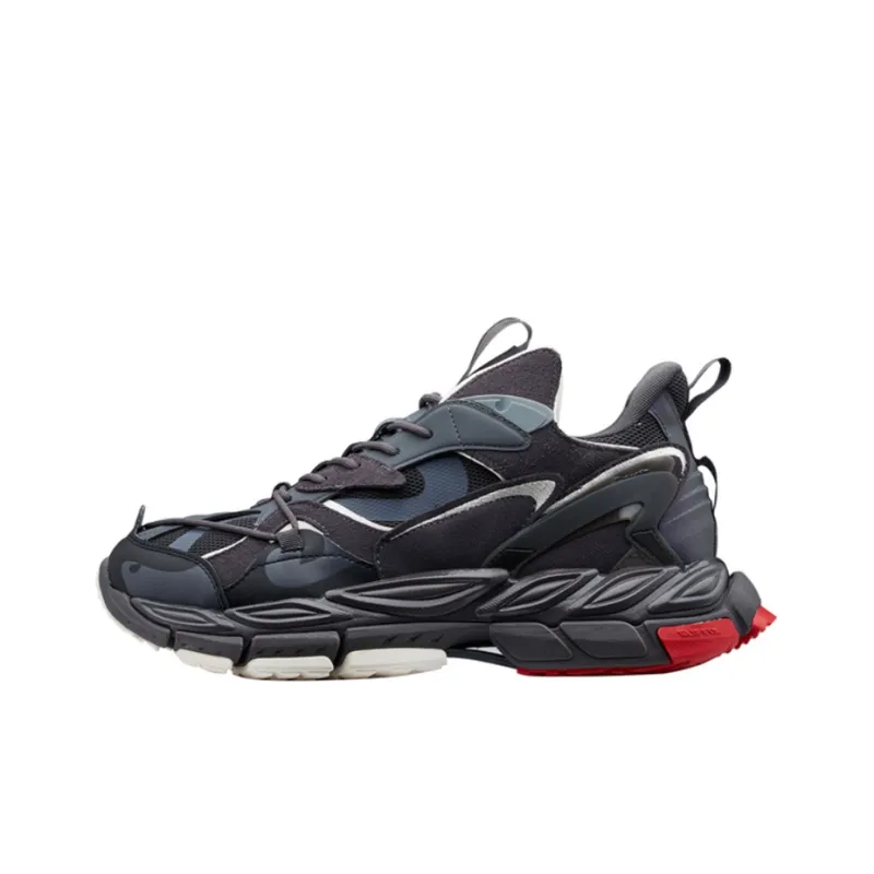 361° Low Top Running Shoes Men's Black Gray-0