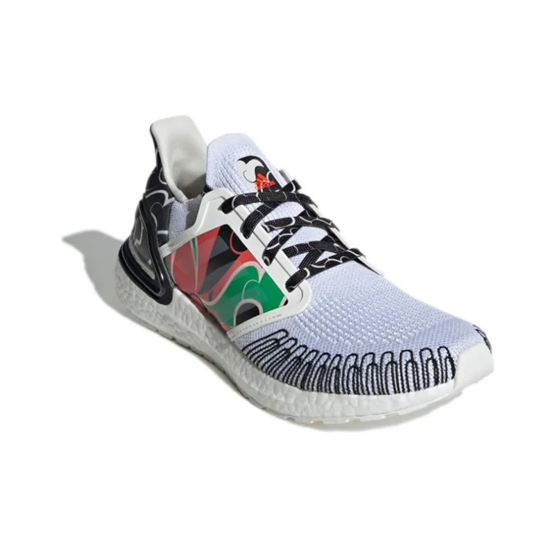 Adidas Ultraboost Dna Sea City Pack Wear-Resistant Slip-Resistant Low-Top Running Shoes Men's White Black-2