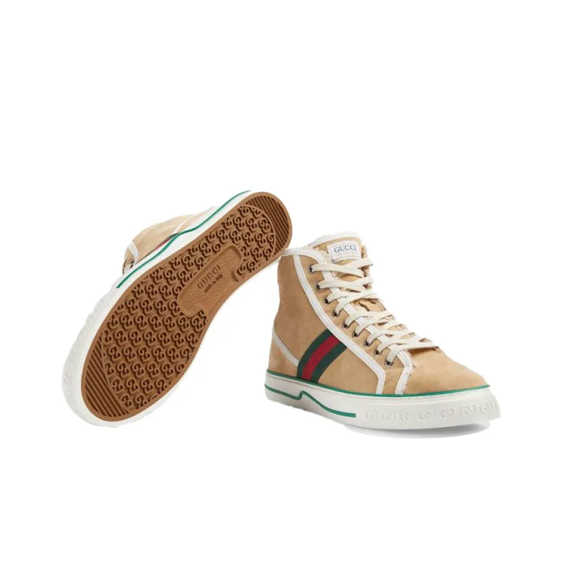 GUCCI Tennis 1977 High 'Beige'-5