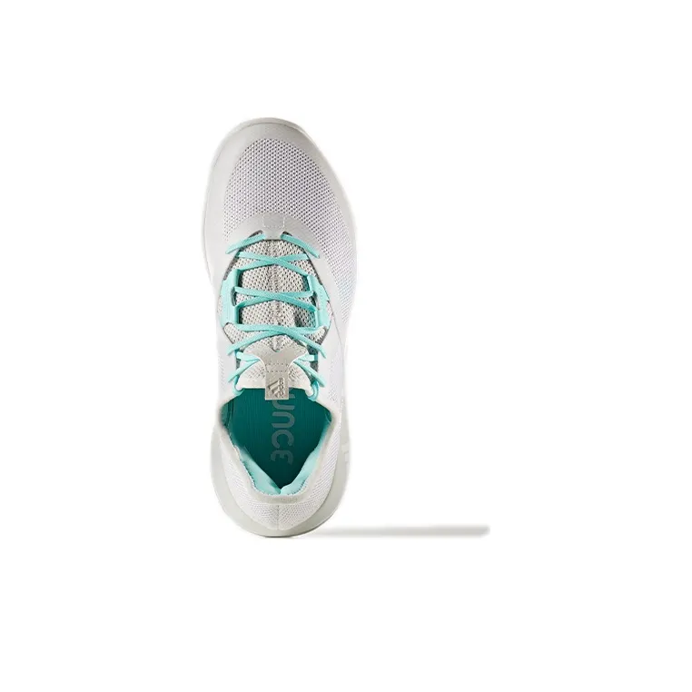Adidas Adizero Defiant Bounce Anti-Slip Wear-Resistant Low-Top Tennis Shoes Women's White-3