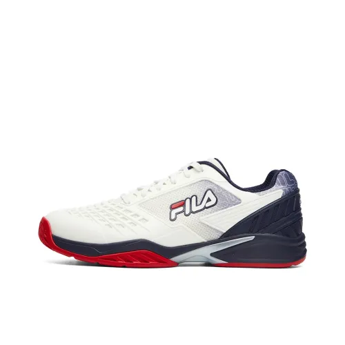 Wilson X FILA Tennis Shoes Women's Low-Top White/Blue/Red