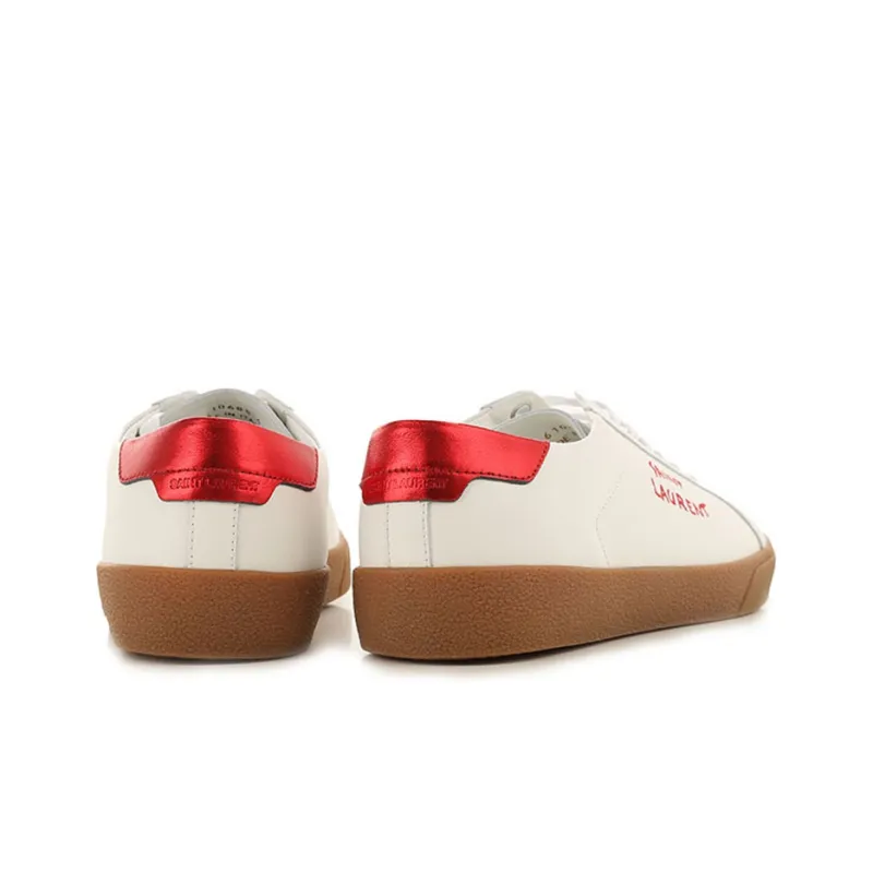 SAINT LAURENT Court Classic SL/06 Metallic Red-4