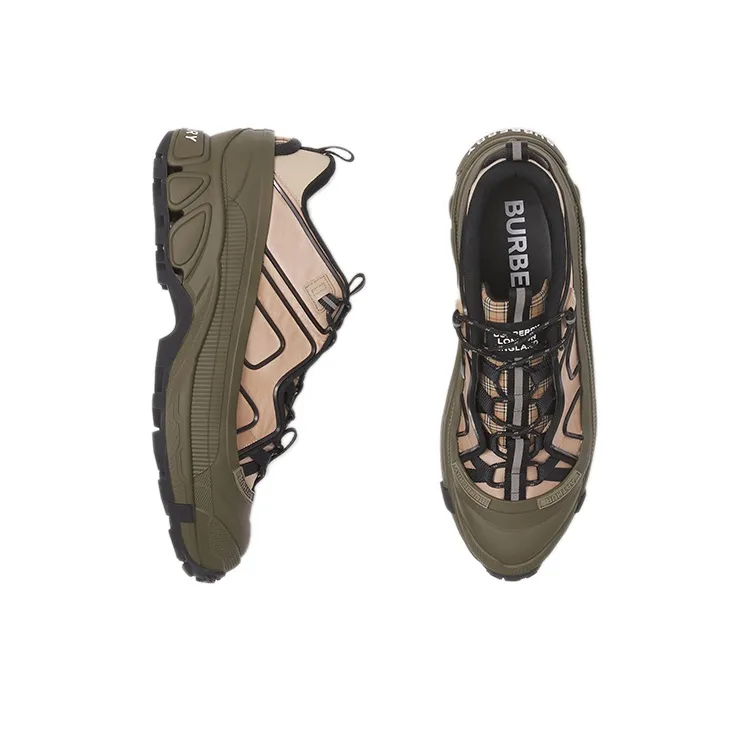 Burberry Arthur Military Green Beige-1