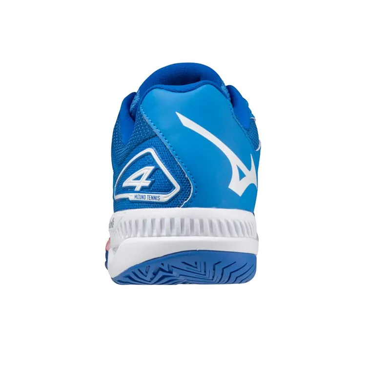 Mizuno Wave Exceed Tour 4 Anti-Slip Wear-Resistant Breathable Coverage Low-Top Running Shoes Unisex Blue White-3