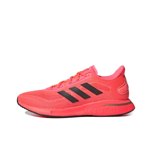 Adidas Supernova Running Shoes Women's Low-Top Red/Black