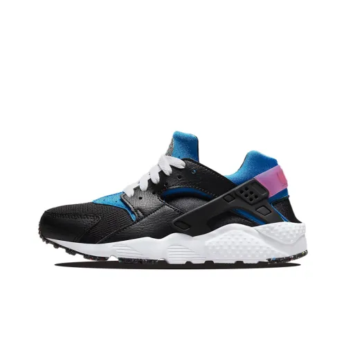 Nike Air Huarache Run Black Photo Blue Active Pink GS