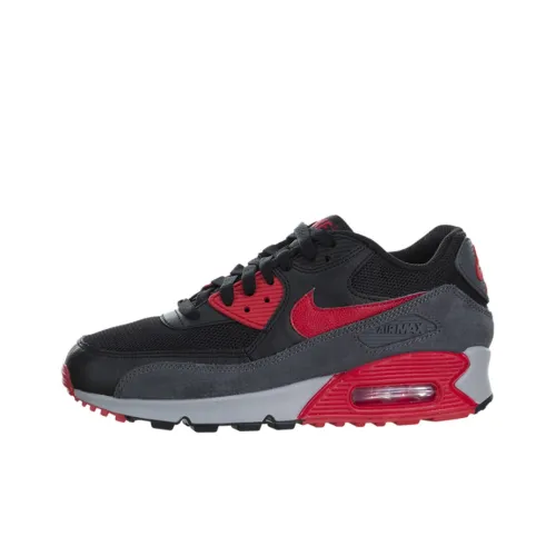 Nike Air Max 90 Running Shoes Women's Low-Top Black/Red