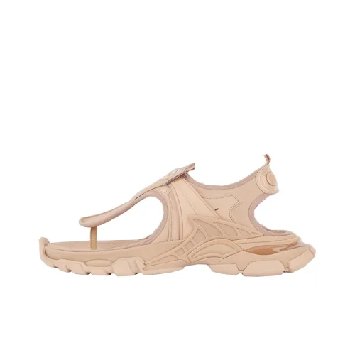 Balenciaga Track Thong Sandal Beige Women's