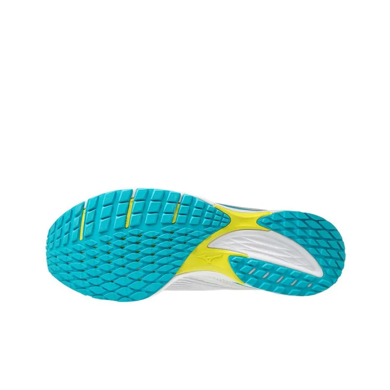 Mizuno Women's Duel Sonic 'White Blue' Women's-4