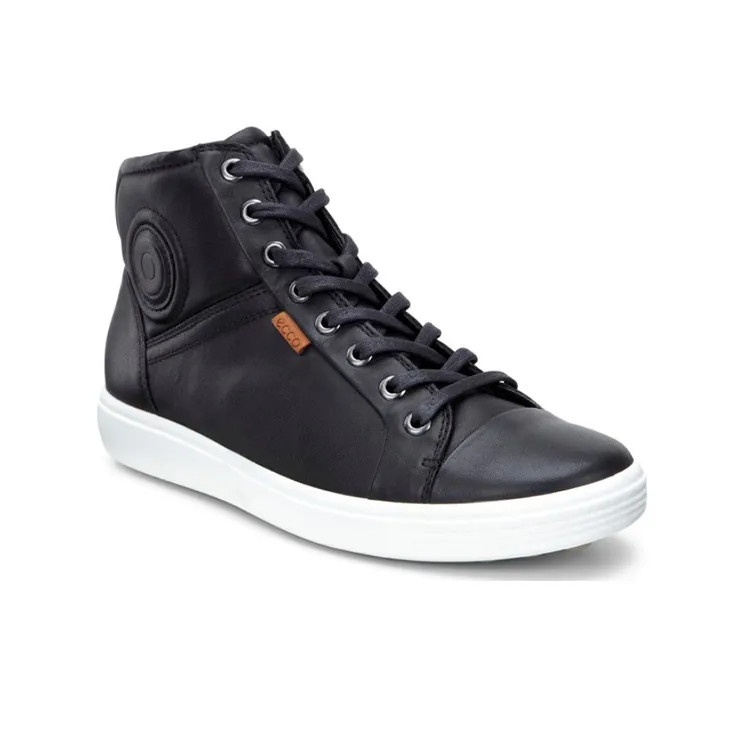 Ecco Soft Cool Size 7 Collection Stylish Skateboarding Shoes Women's Black-1