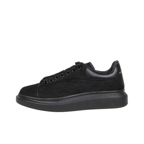 Alexander McQueen Skateboard Shoes Men Low-Top Black