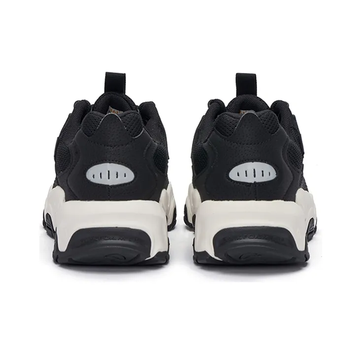 361° Series Of Reindeer Babirusa Abrasion Resistant Low Top Casual Shoes Men's Obsidian Black-3