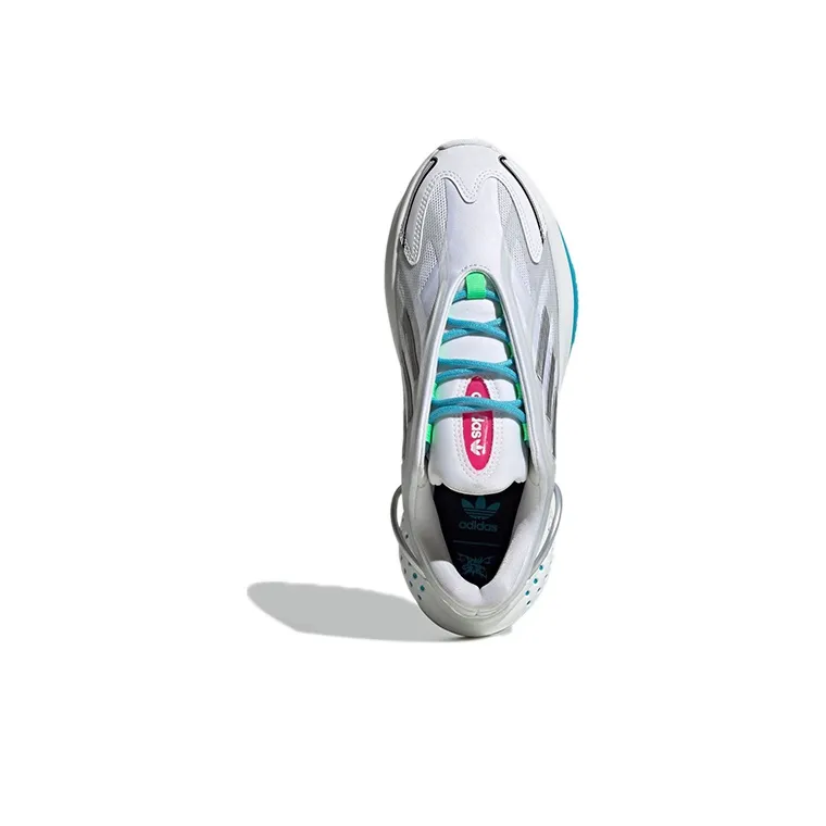 Adidas Ozrah Ruby 9100M Cloud White Silver Metallic Shock Pink-5