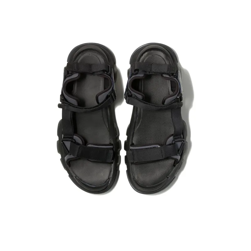 Onitsuka Tiger Dentigre Series Strap Beach Sandals Unisex Black-3