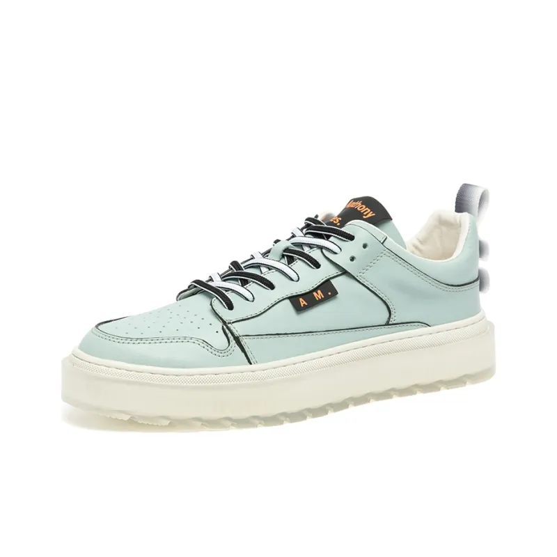 Anthony Miles Skateboard Shoes Men Low Top Sky Blue-1