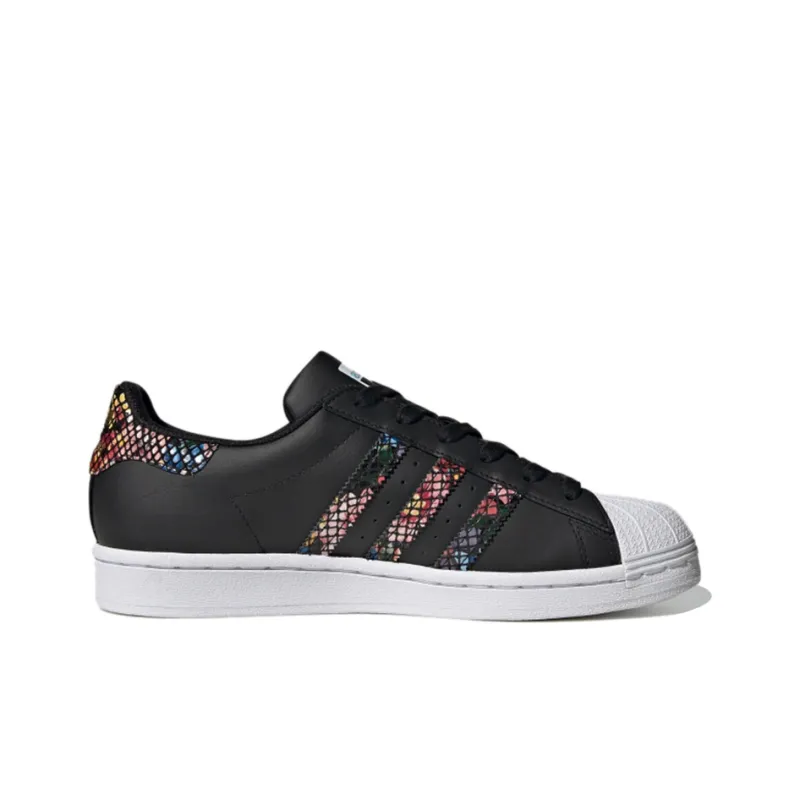 Adidas Women's Superstar 'Floral Snakeskin Print' Women's-1