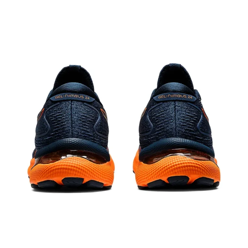 Asics Gel Nimbus 24 French Blue Shocking Orange-4