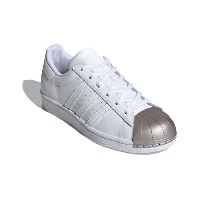 Adidas superstar grey with silver toe hotsell