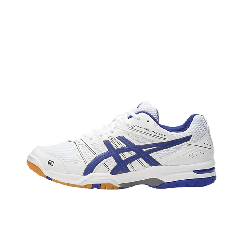 Asics Gel-Rocket 7 Running Shoes Men Low-Top White/Blue-0
