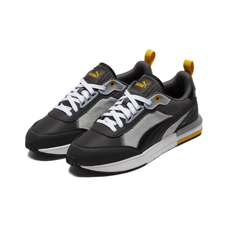 PUMA Unisex R22 Casual Shoes Black/Gray-2