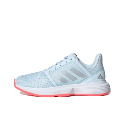 Adidas Courtjam Bounce Tennis Shoes Women's Low-Top Blue/Pink