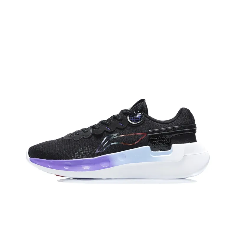 LiNing Cushioning Anti-Slip And Wear-Resistant Rebound Low-Top Running Shoes Men's Black-0