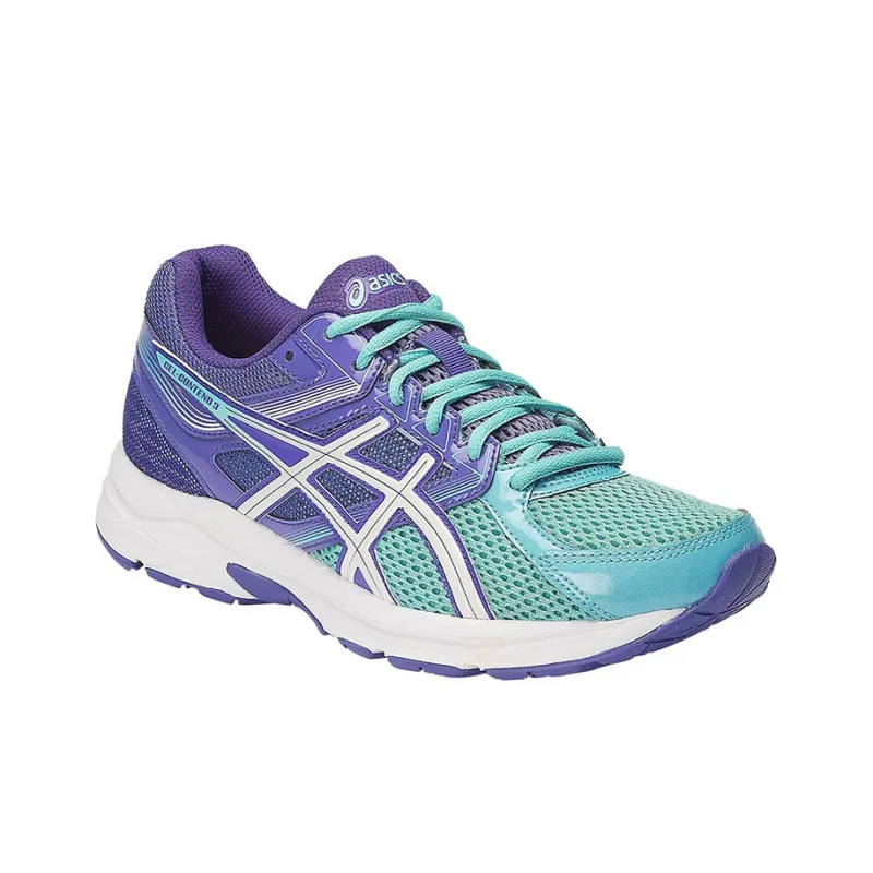 Asics Gel-Contend 3 Durable Breathable Low-Top Running Shoes Women's Mint Green Purple-2