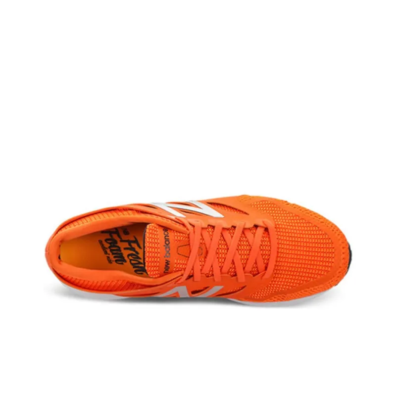 New Balance Cushioning Anti Slip Wear Resistant Breathability Low Top Running Shoes Men's Orange-2