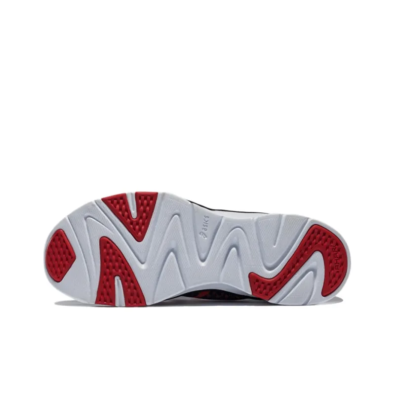 Asics Gel-Fit Sana 2 Anti-Slip And Wear-Resistant Breathable Low-Top Running Shoes Women's Black Vermilion-4