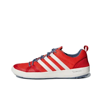 Adidas Terrex CC Boat Slip Resistant Low Top Outdoor Shoes Unisex Red White