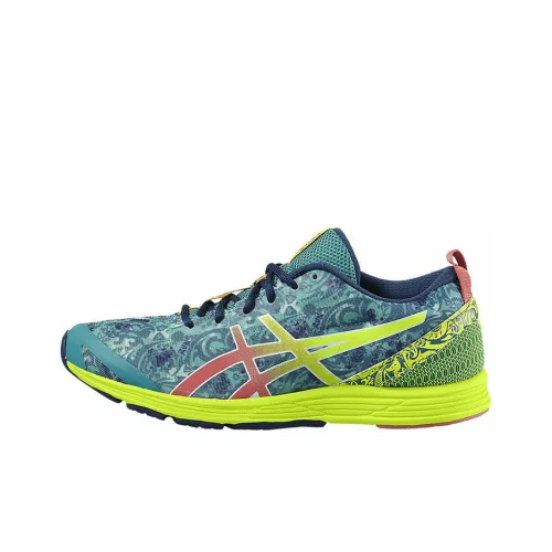 Asics Gel-Hyper Tri 2 Wear-Resistant Low-Top Running Shoes Women's Blue Yellow