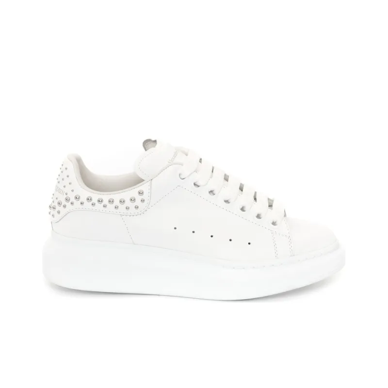 Alexander McQueen Studded Oversized Sneakers 'White' Women's-1
