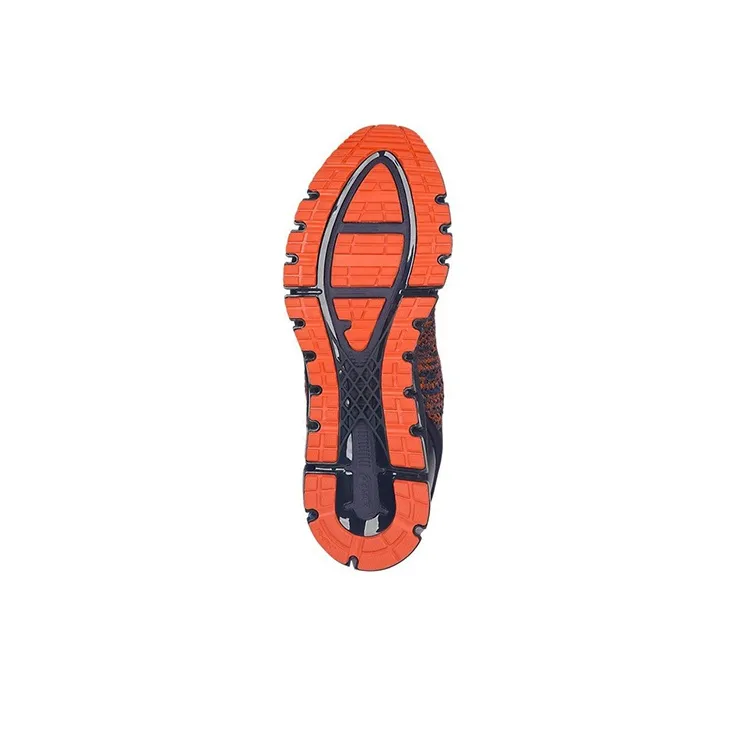Asics Gel-Quantum 360 Knit 2 Breathable And Wear-resistant Low-Top Running Shoes Men's Blue Orange-5