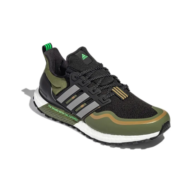 Adidas Ultra Boost Atr Cozy Wear Resistant Black Green 'Black Green White'-2