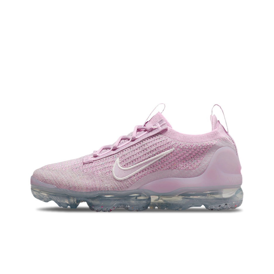 Nike Air Vapormax 2021 FK top Pink Black Size Y7.nPre-owned gently worn exclusive am