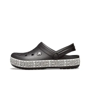 Crocs Crocband Logo Mania Beach Black Sandals