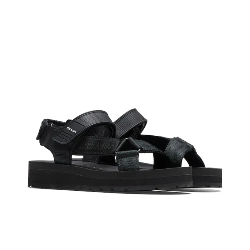 PRADA Beach Sandals Women's Black-2