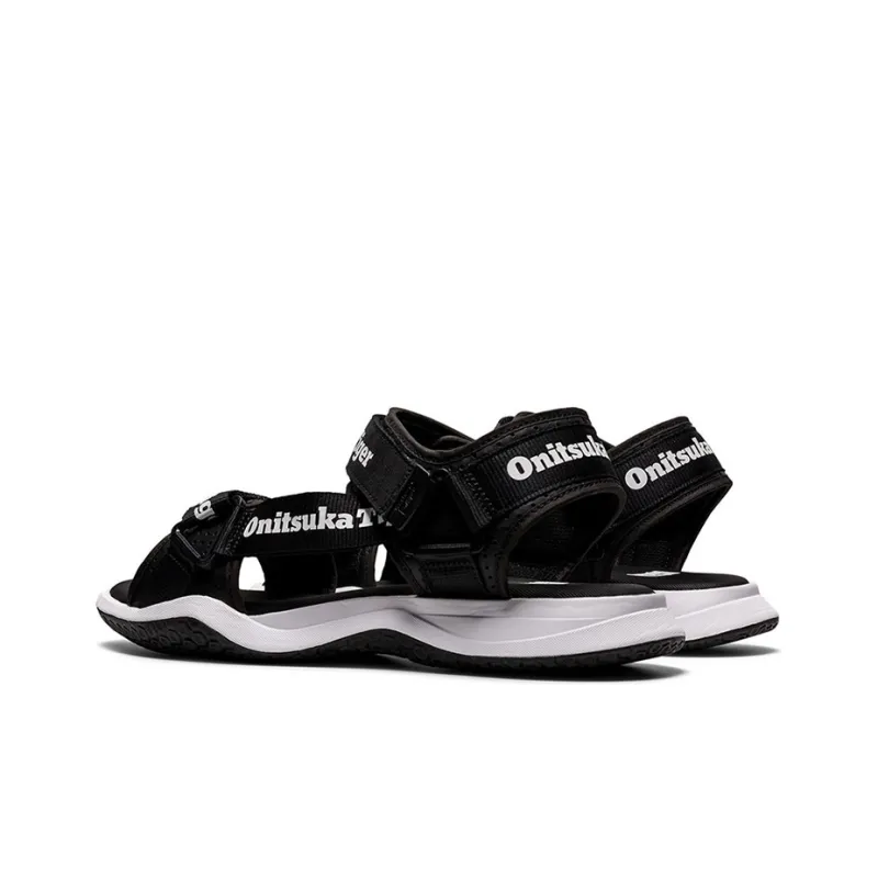 Onitsuka Tiger Ohbori Strap Sandals 'Black White'-3