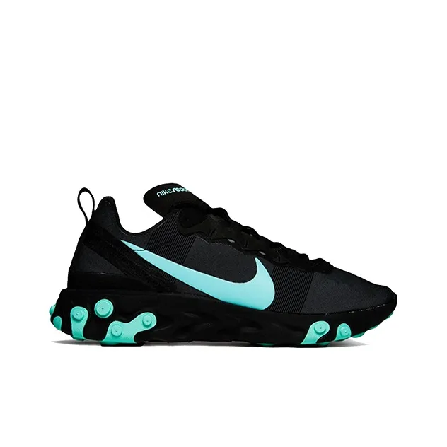 Nike React Element 55 Black Aurora Green-4