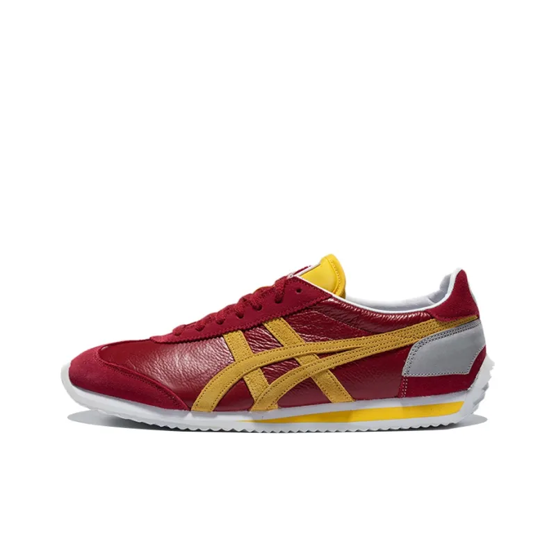 Onitsuka Tiger California 78 Non-slip Breathable And Wear-resistant Low-Top Casual Shoes Unisex Red Yellow-0