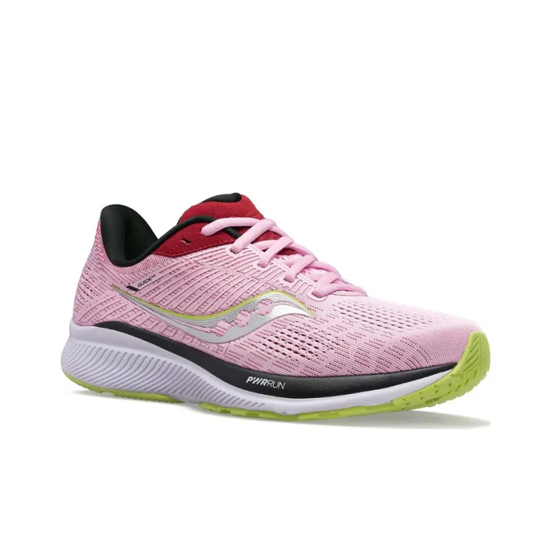 Saucony Guide 14 Cushioning Anti-Slip And Wear-Resistant Lightweight Support Low-Top Running Shoes Women's Pink-2
