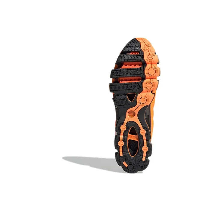 Adidas Originals Microbounce T1 Low-Top Running Shoes Men's Black Orange-5