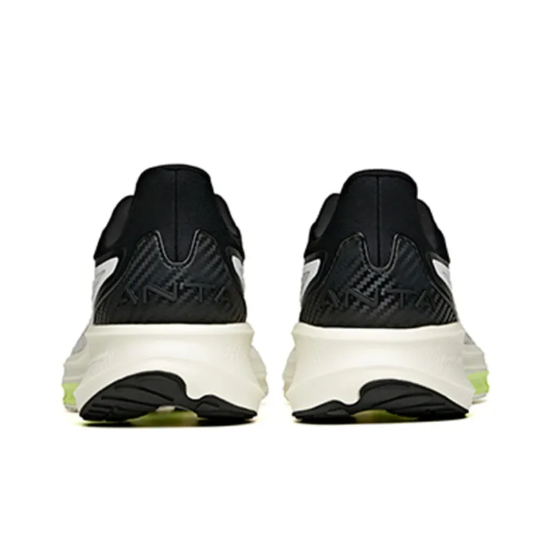 Anta Running Collection Cushioning Anti Slip Wear Resistant Breathability Low Top Running Shoes Men's Sand Grain Gray-4