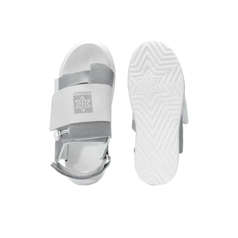 NORVINCY Beach Sandals Unisex Silver-2