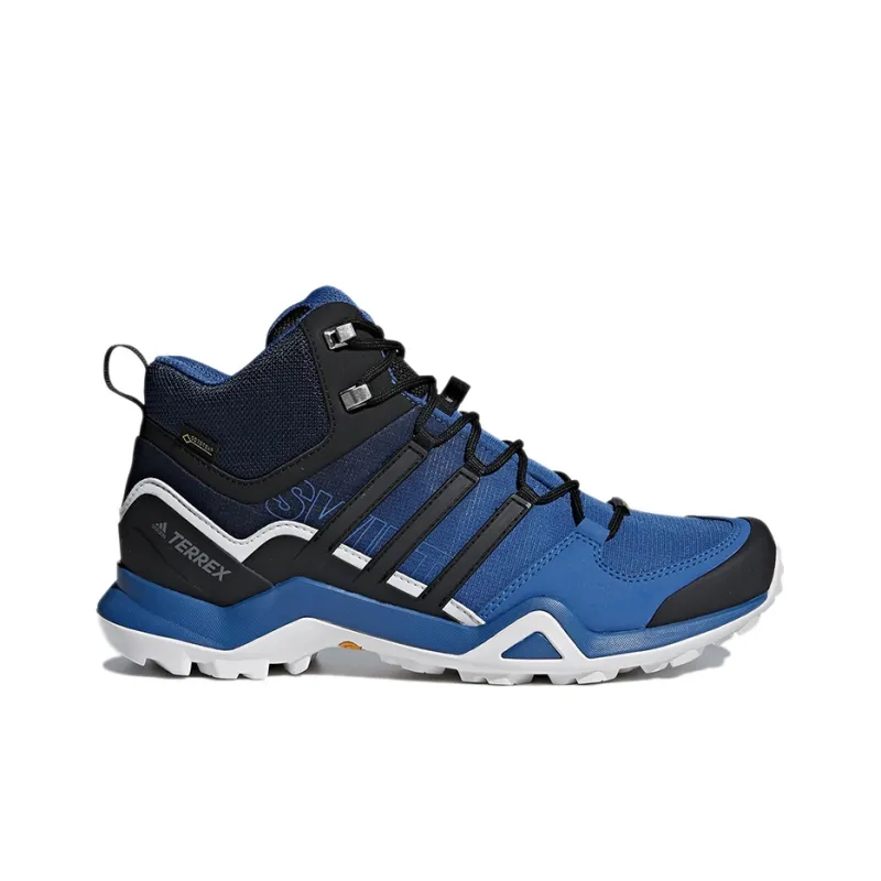 Adidas Terrex Swift Hiking / Trekking Shoes Men Mid-Top Blue/Black-1