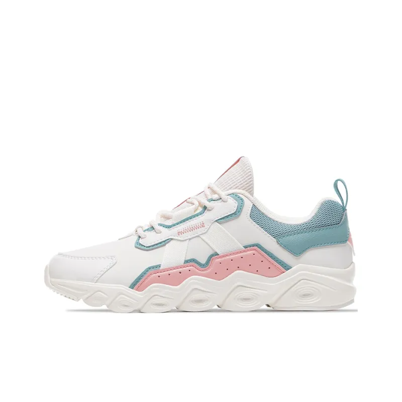 Anta Running Collection Durable Breathable Low Top Running Shoes Women's Cherry Blossom Pink-0