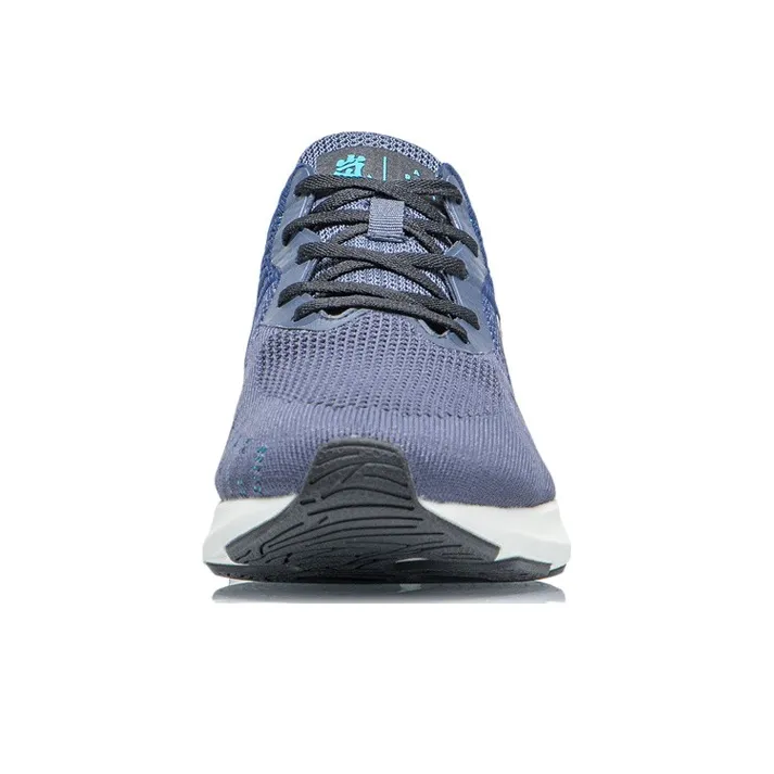 LiNing Arashi Cushioning Low-Top Running Shoes Men's Gray Blue-3