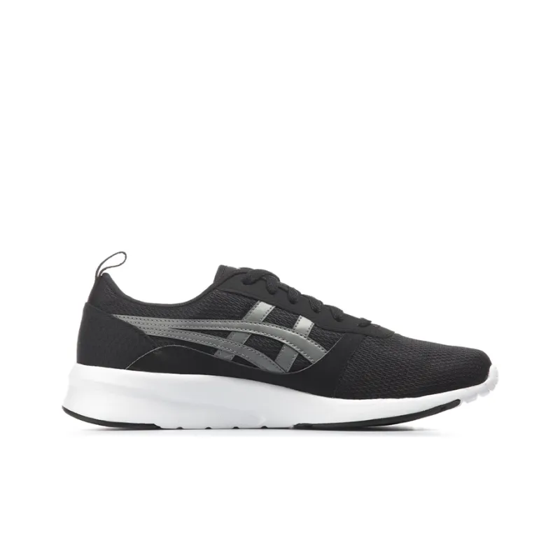 Asics Lyte-Jogger Breathable Lightweight Low-Top Running Shoes Men's Black Gray White-1