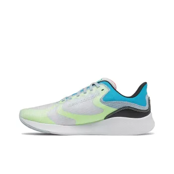 New Balance Cushioning Anti-Slip And Wear-Resistant Low-Top Running Shoes Men's Blue Green White Multicolor